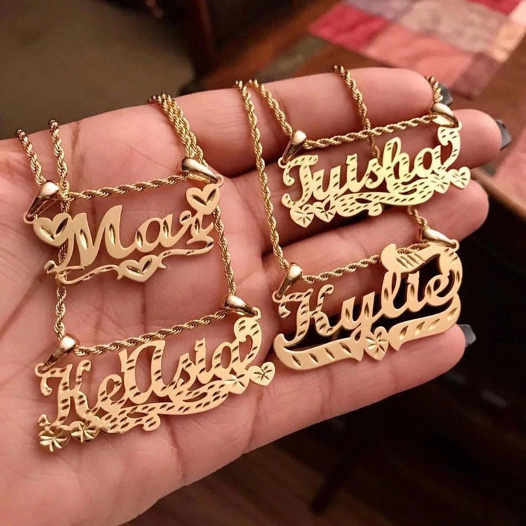 Name Necklaces jewelry curated by North & Pearl