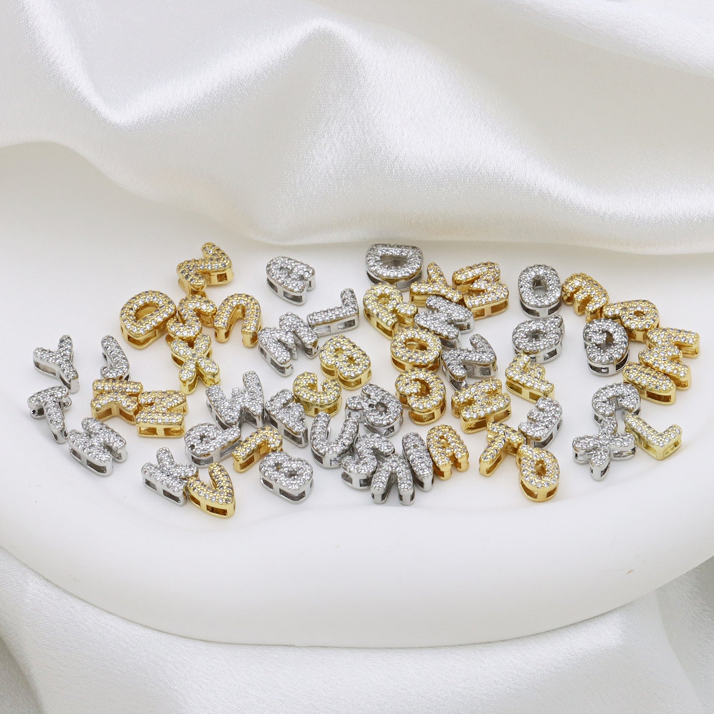 North & Pearl Charm Dainty Initial Necklace product image
