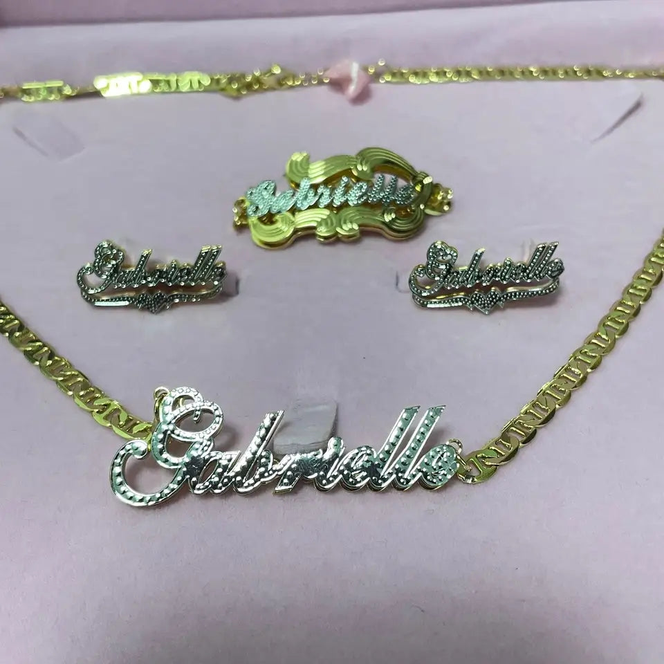 North & Pearl Refined Name Jewelry Set product image