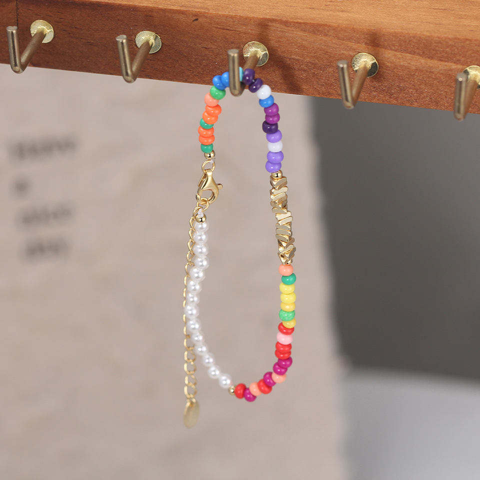 North & Pearl Bohemian Bead & Pearl Bracelet product image