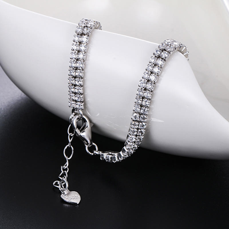 North & Pearl Double Row CZ Tennis Bracelet product image