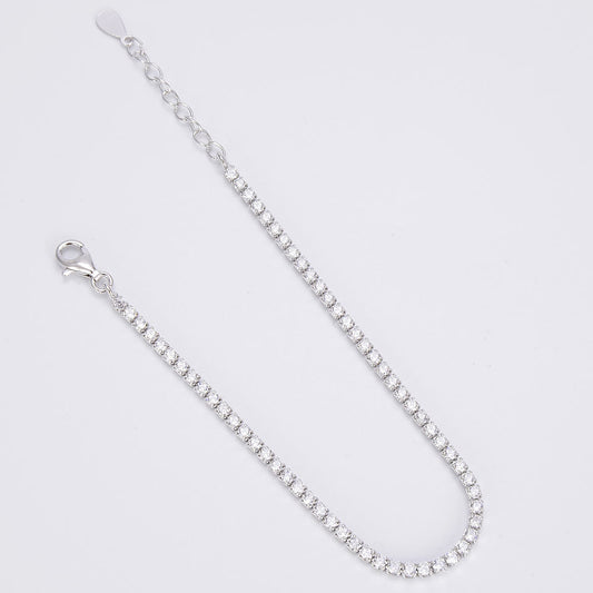 North & Pearl Micro Pave CZ Tennis Bracelet, full length