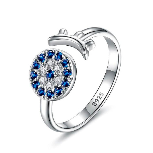 North & Pearl Evil Eye CZ Ring