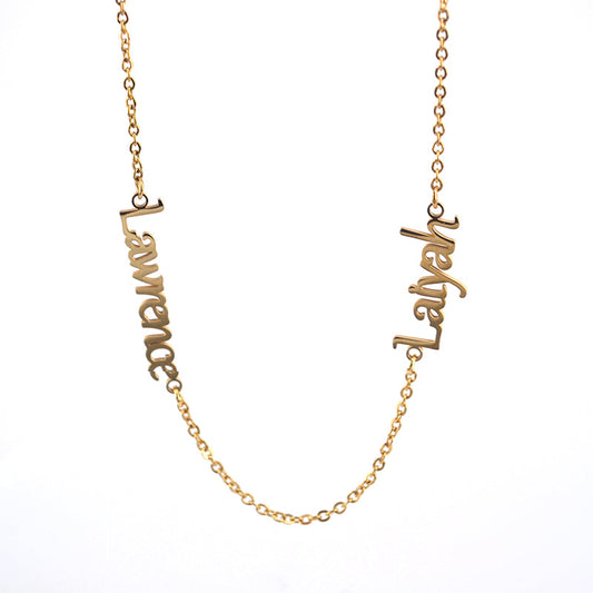 North & Pearl nameplate necklace shown as a meaningful ready-to-order gift idea