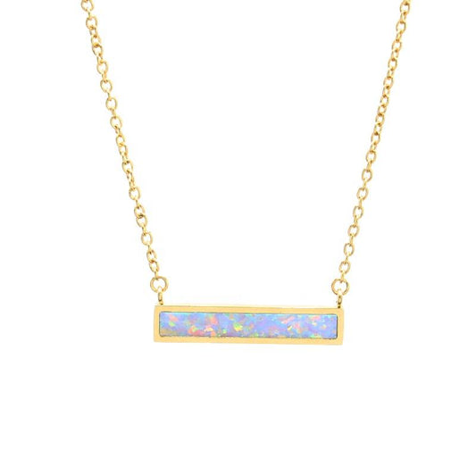 North & Pearl Iridescent Pendant Necklace