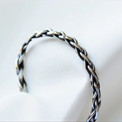 North & Pearl Braided Cuff Bracelet product thumbnail 3