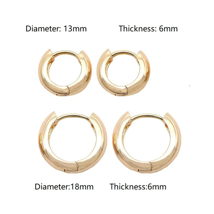 North & Pearl Classic Huggie Hoop Earrings product image 5