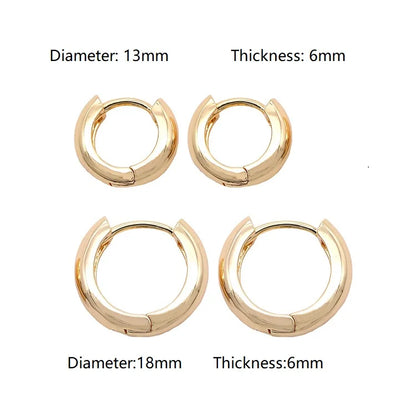 North & Pearl Classic Huggie Hoop Earrings product thumbnail 5