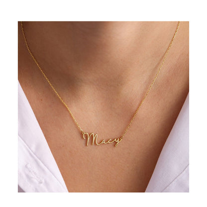 North & Pearl Layering Name Necklace product thumbnail 1