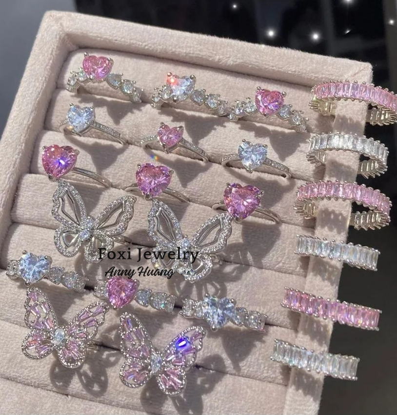 North & Pearl Heart Accent Ring product image
