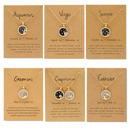 North & Pearl Zodiac Wish Card Necklace product thumbnail 2