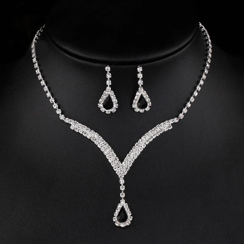 North & Pearl V Water Drop Jewelry Set product image