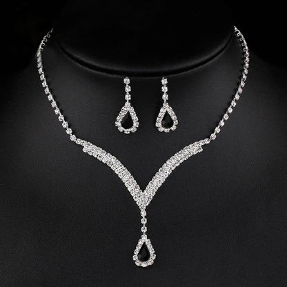 North & Pearl V Water Drop Jewelry Set product thumbnail 6