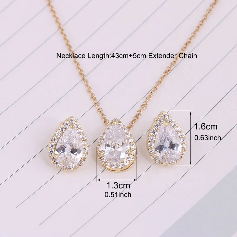 North & Pearl Bridal Water Drop Set product image 6