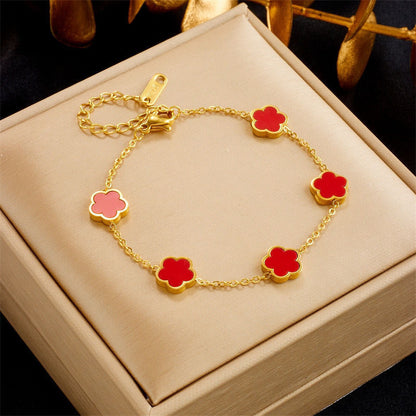 North & Pearl Polished Bloom Bracelet product thumbnail 4
