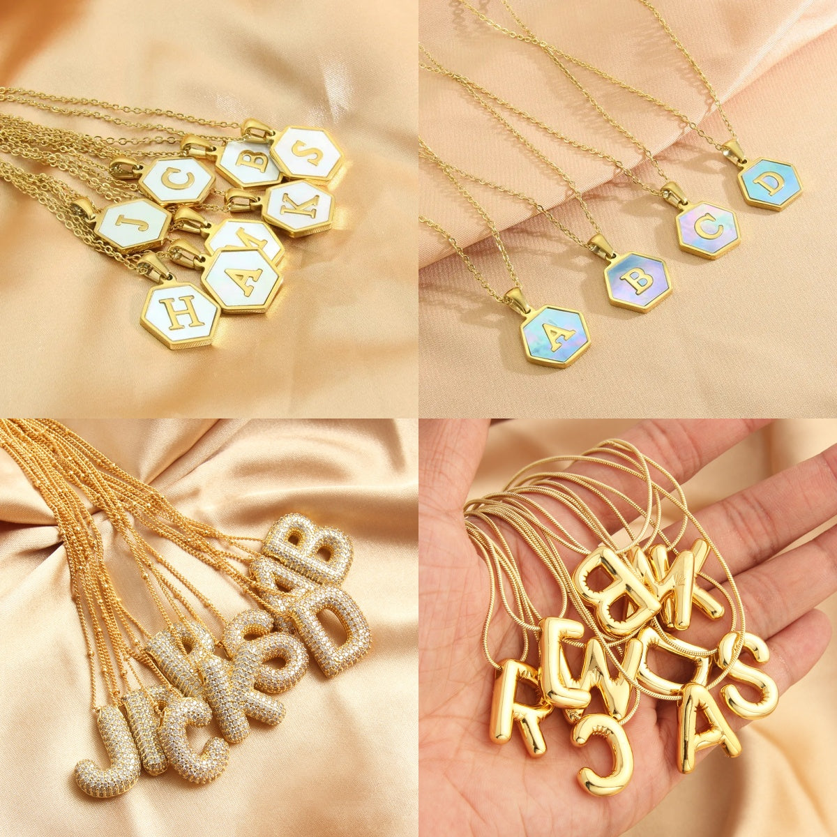 North & Pearl Initial Shell Necklace product image