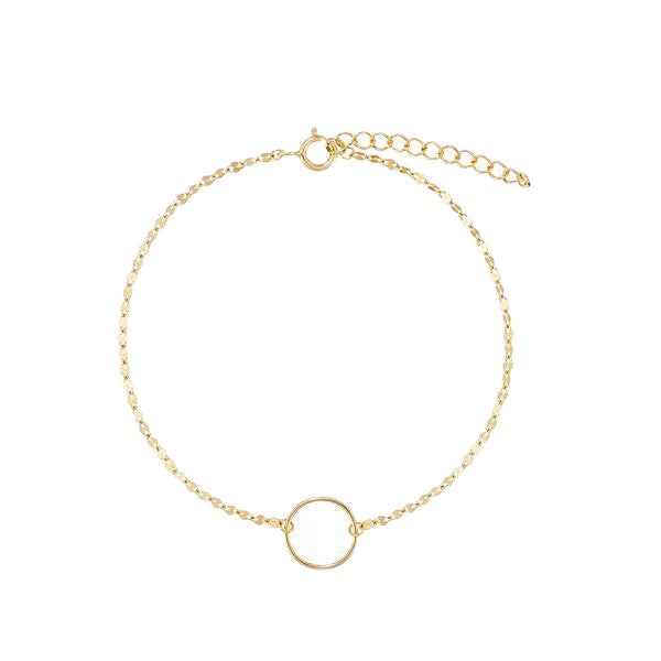 North & Pearl Open Circle Charm Bracelet product image 1