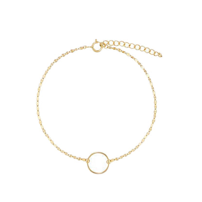North & Pearl Open Circle Charm Bracelet product thumbnail 1