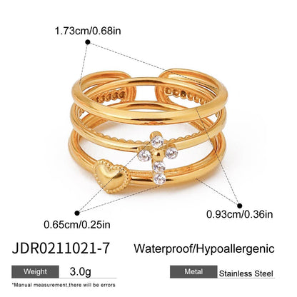 North & Pearl Polished Statement Ring product thumbnail 4