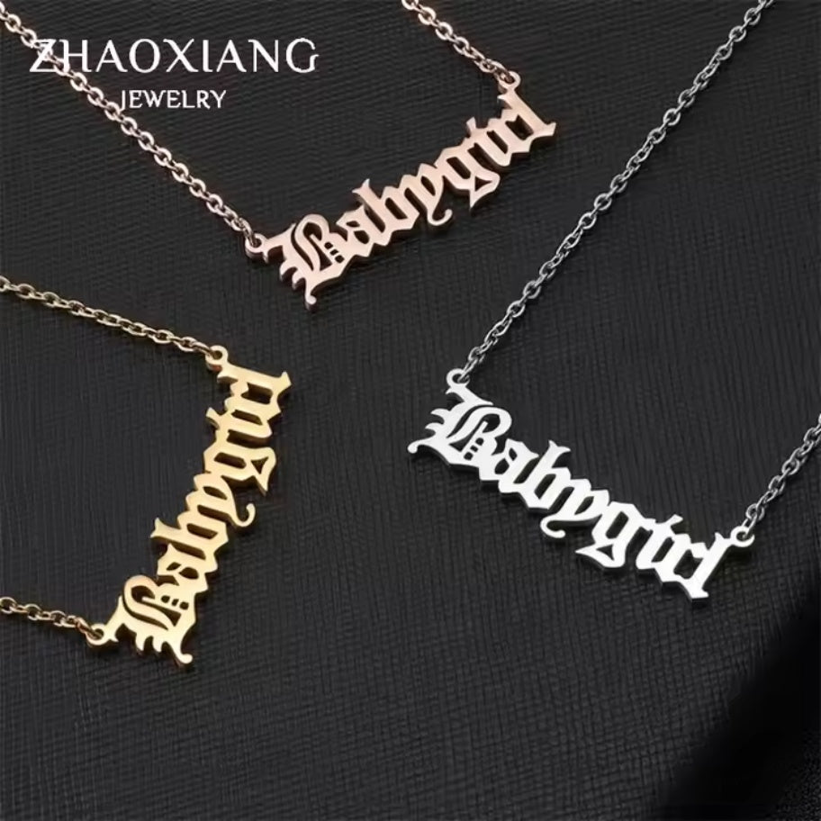 North & Pearl Stacking Layering Name Necklace product image