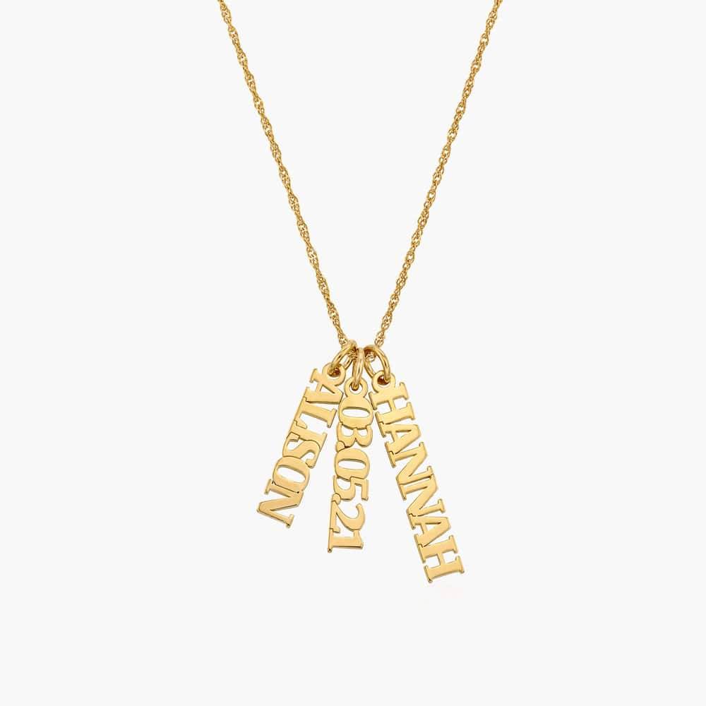 North & Pearl Floating Script Name Necklace product image 1