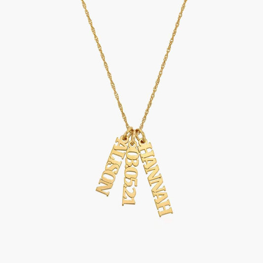 North & Pearl Floating Script Name Necklace product image 1