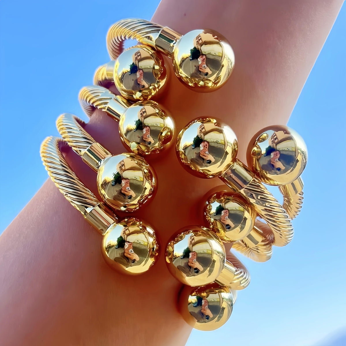 Polished Statement Link Bracelet