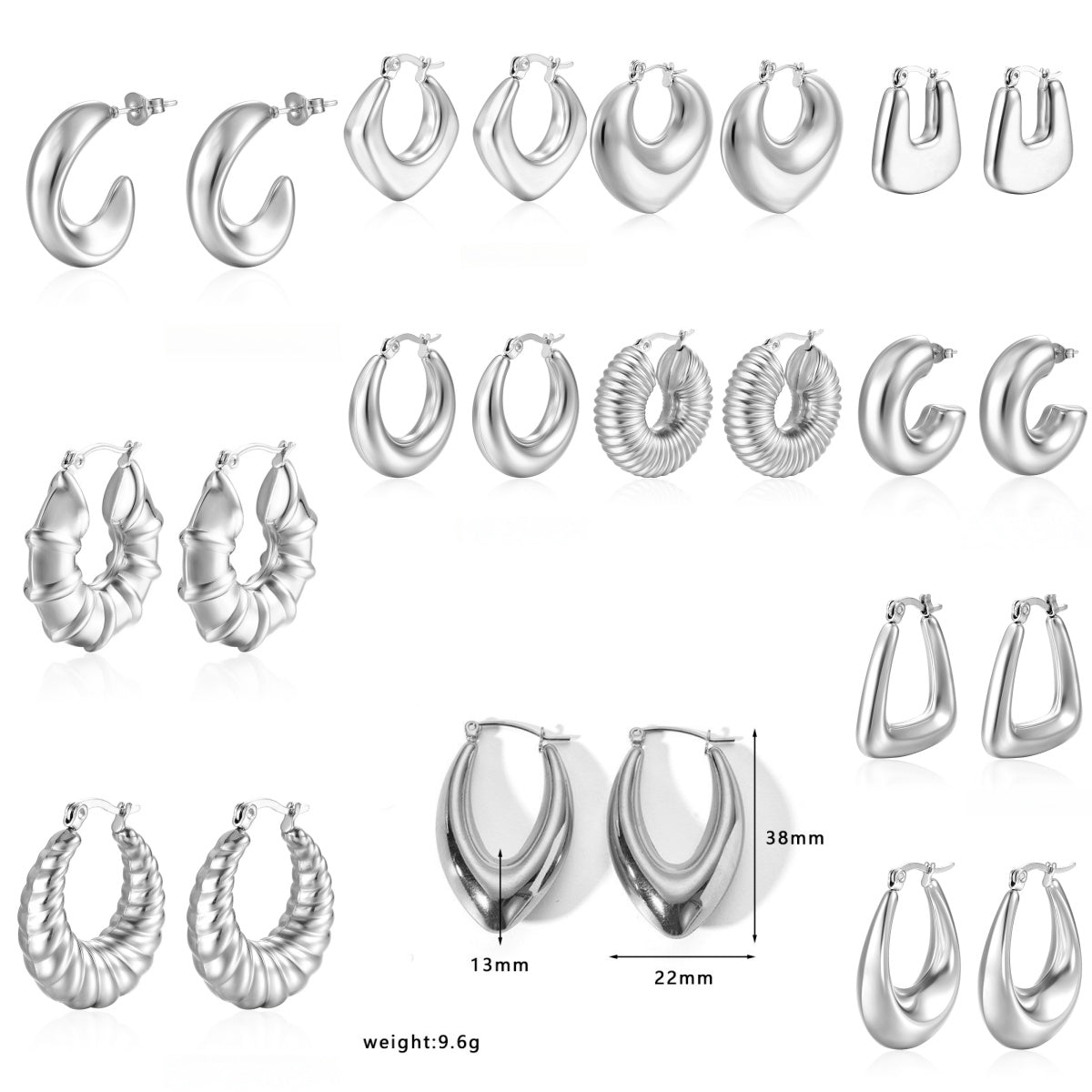 North & Pearl Modern Drop Earrings product image 5