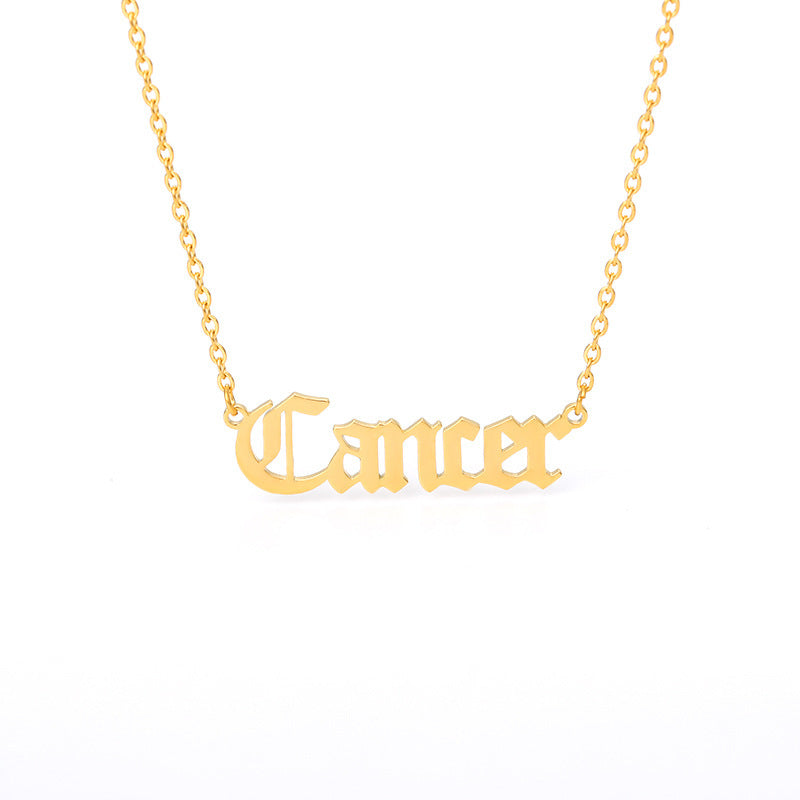 North & Pearl Cancer Zodiac Necklace product image 1