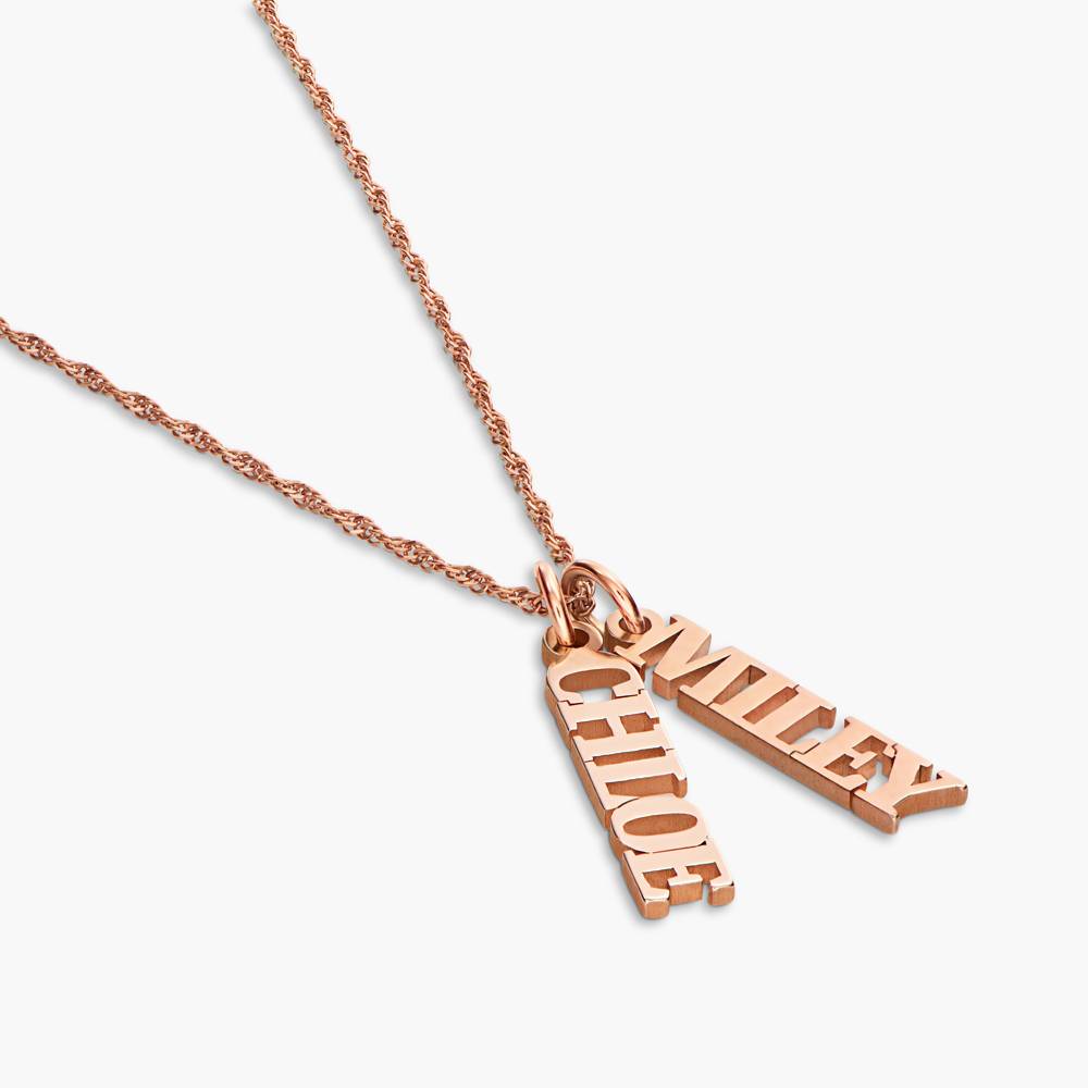 North & Pearl Floating Script Name Necklace product image 5