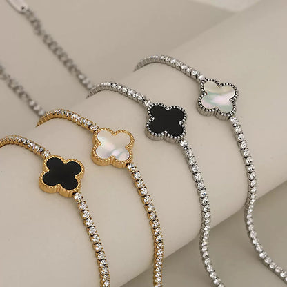 North & Pearl Clover Charm Bracelet product thumbnail 1