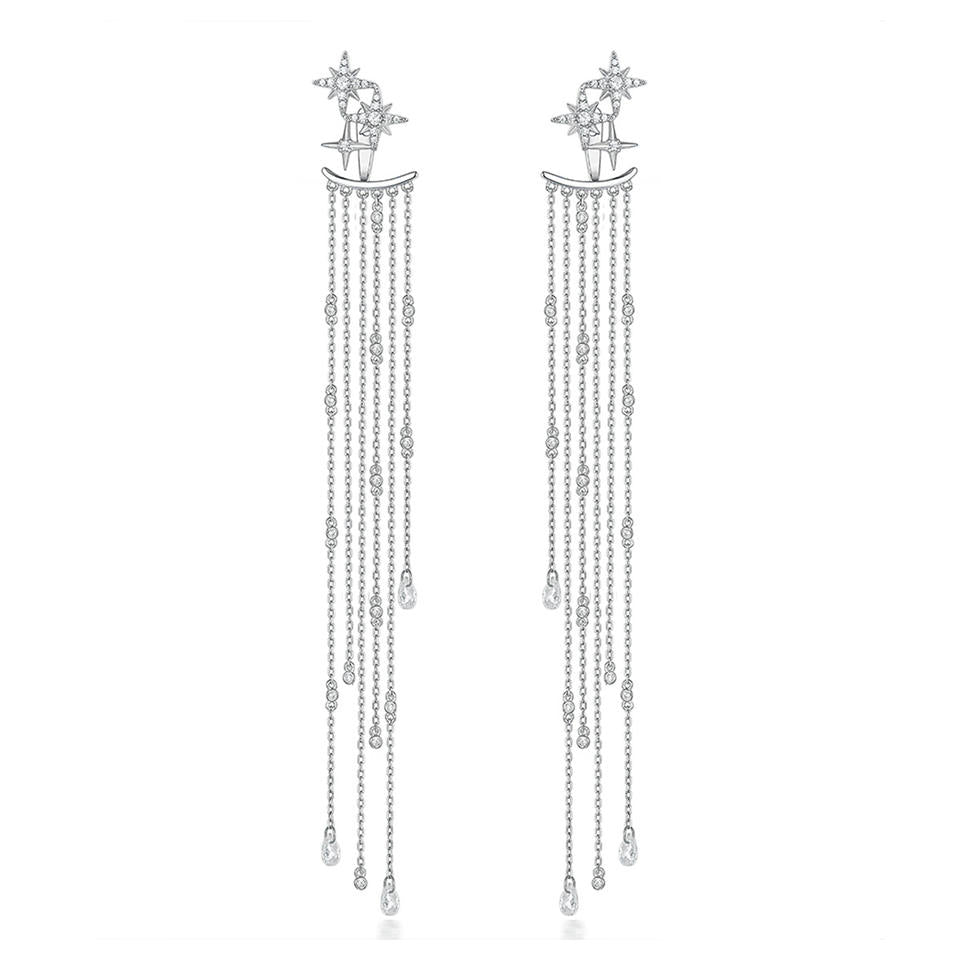 North & Pearl Star Tassel Fringe Earrings product image 1