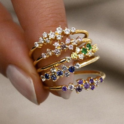 North & Pearl Infinity Heart Birthstone Ring product thumbnail 6