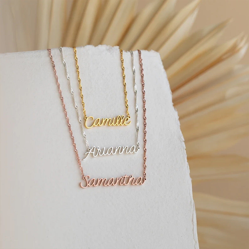 North & Pearl Everyday Classic Name Necklace product image 4