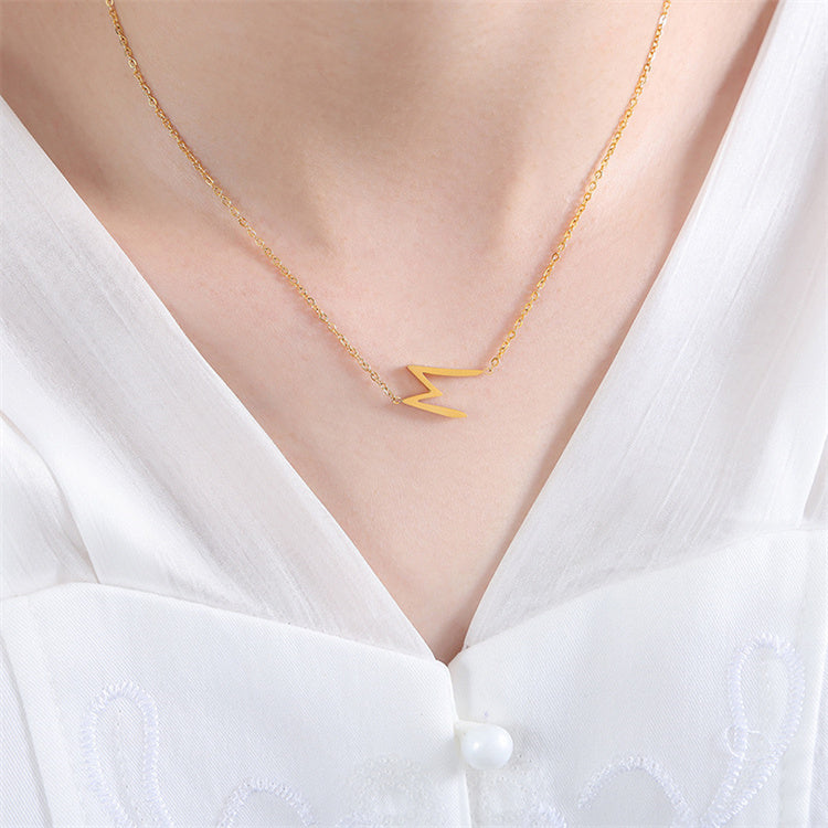 North & Pearl Simple Initial Pendant Necklace product image 5