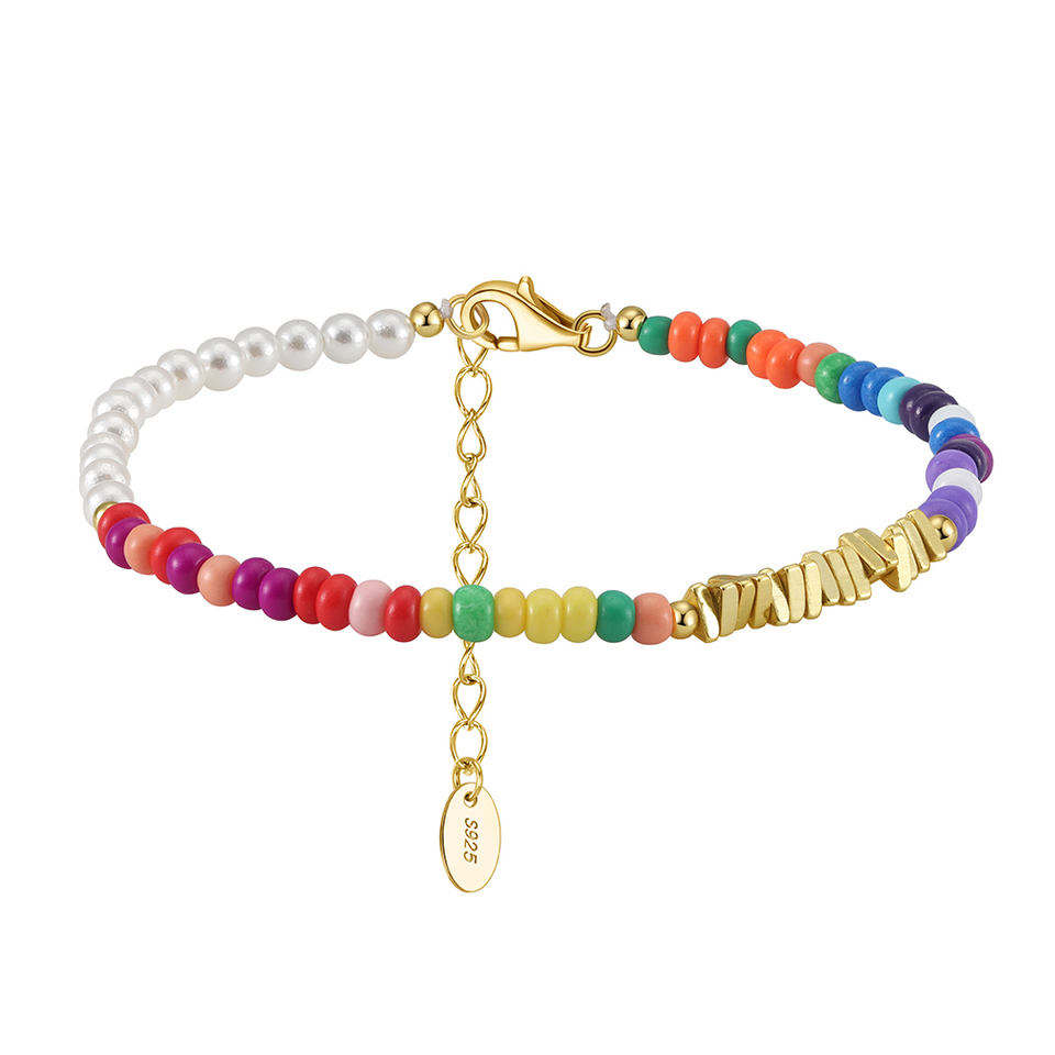 North & Pearl Bohemian Bead & Pearl Bracelet product image 1