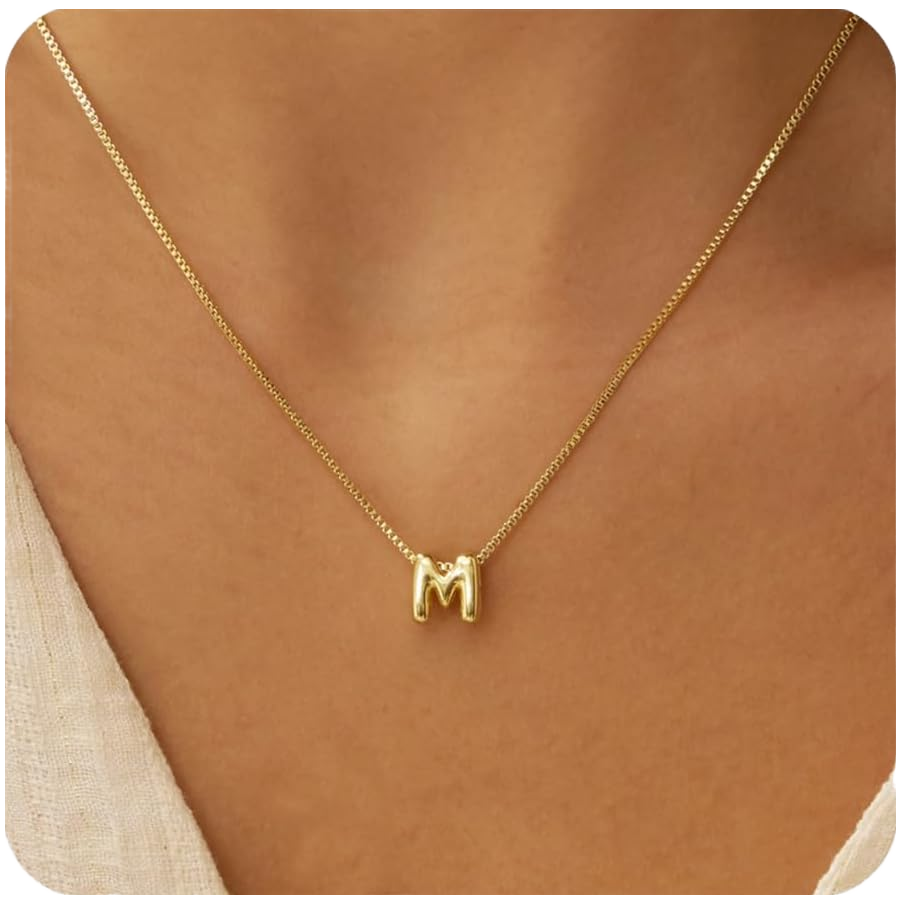 North & Pearl Minimal Initial Pendant Necklace product image 1