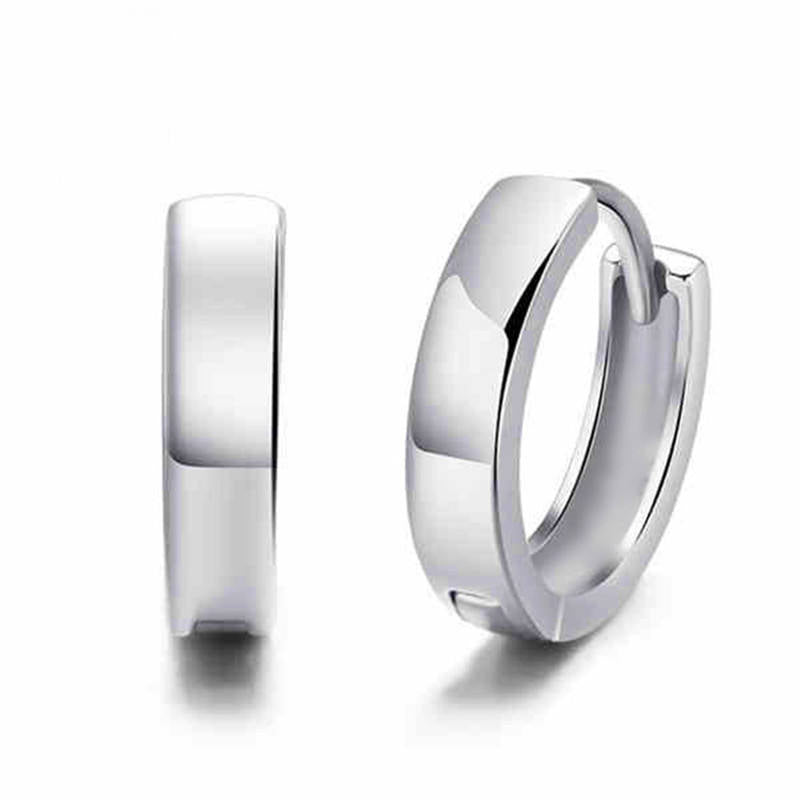 North & Pearl Polished Huggie Hoop Earrings product image