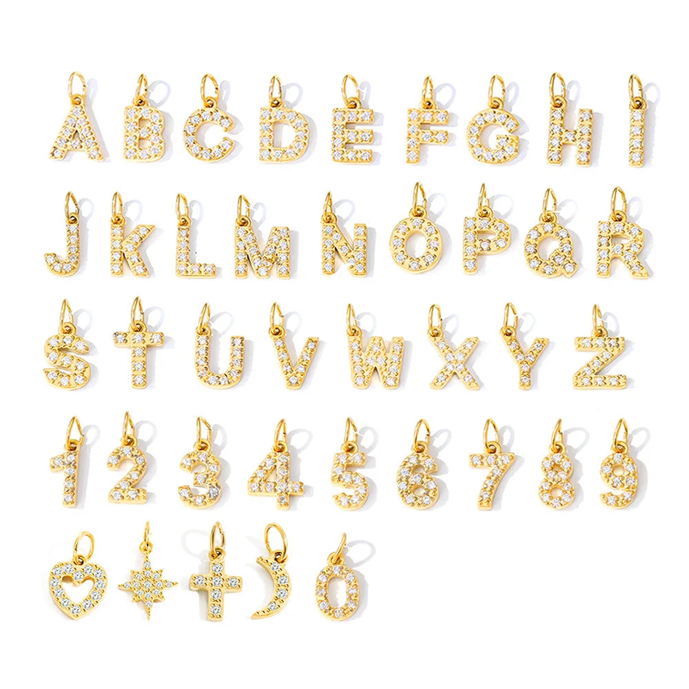 North & Pearl Initial Charm Earrings product image