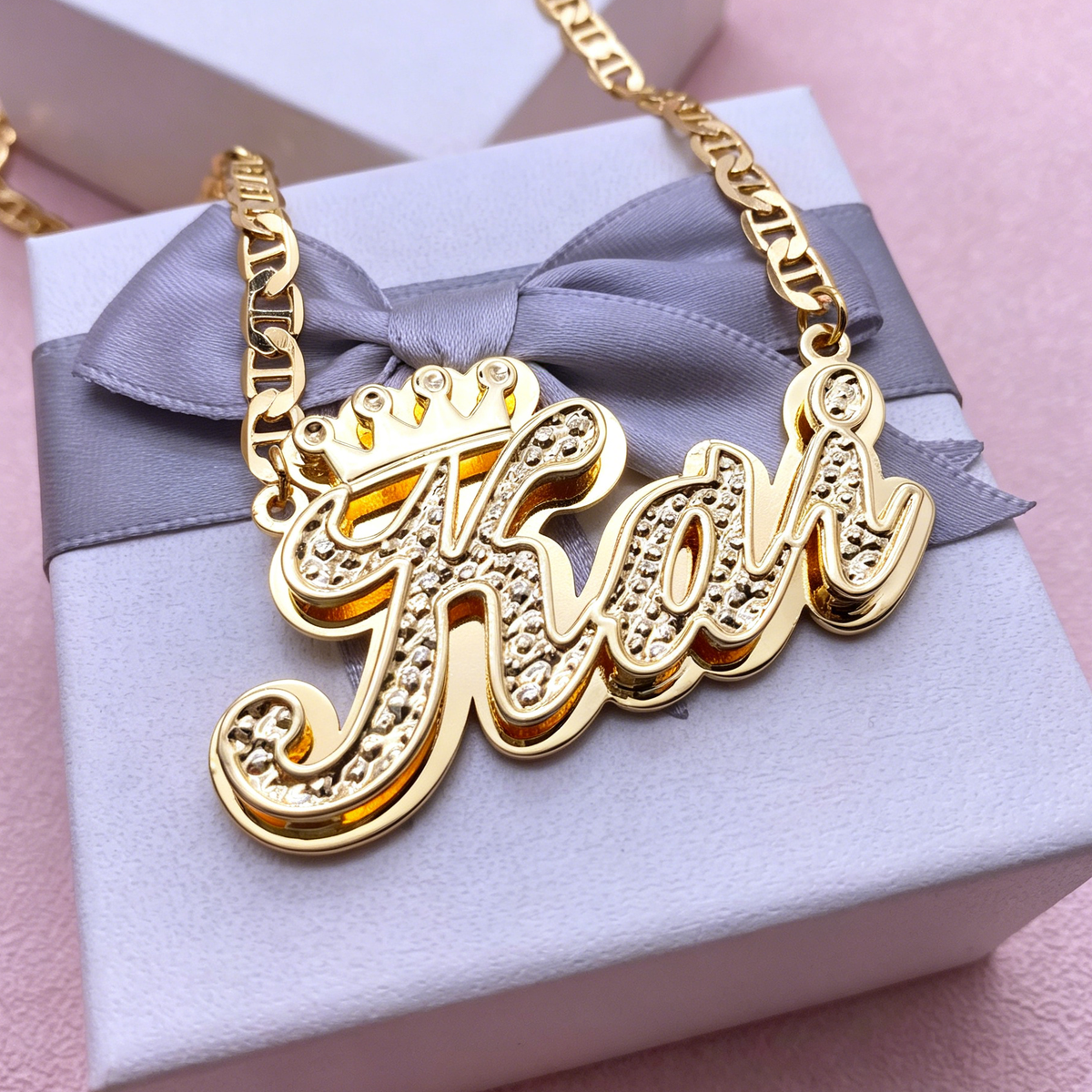 North & Pearl Classic Letter Necklace product image 5