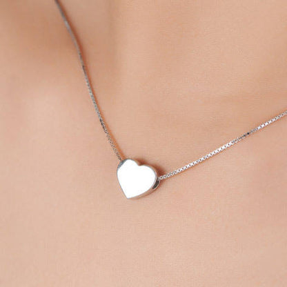 North & Pearl Simple Heart Pendant Necklace product thumbnail 1