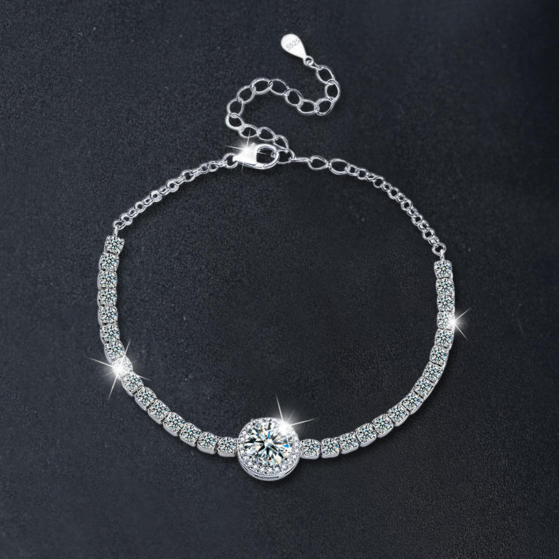 North & Pearl Halo Center Tennis Bracelet product image 2