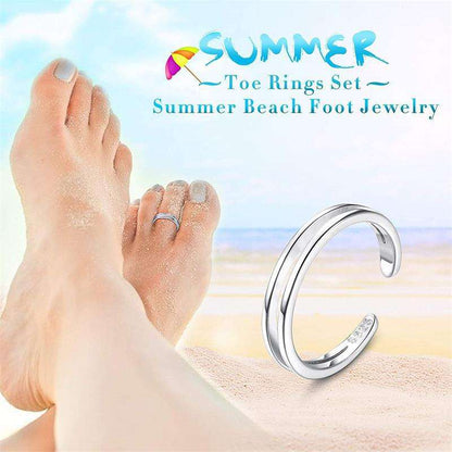 North & Pearl CZ Pave Toe Ring product thumbnail 2