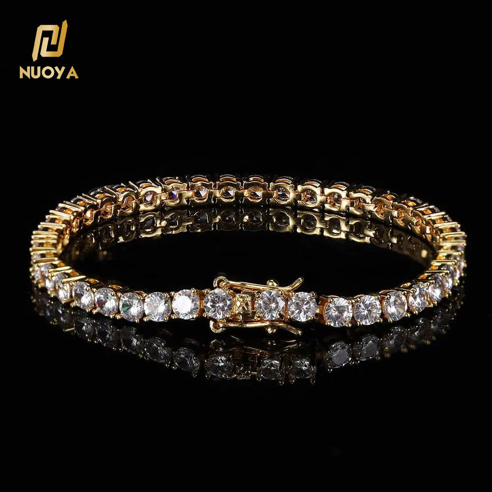 North & Pearl Sculpted Tennis Bracelet product image 1