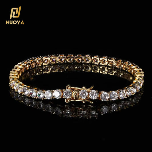 North & Pearl Sculpted Tennis Bracelet product image 1