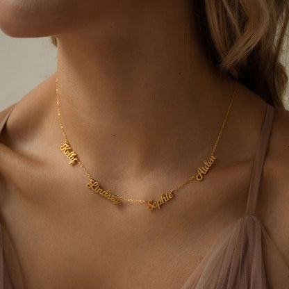 North & Pearl Custom Script Name Necklace product thumbnail 3