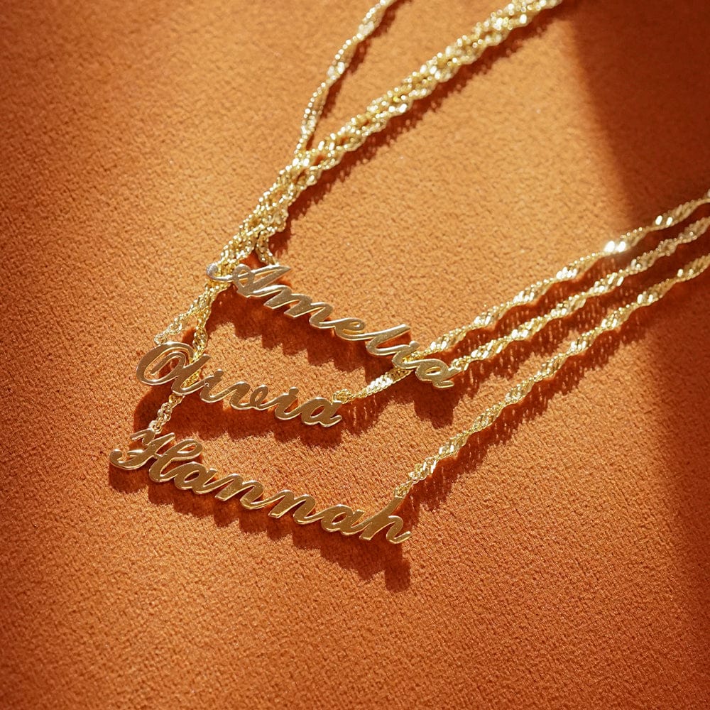 North & Pearl Classic Name Necklace product image 4