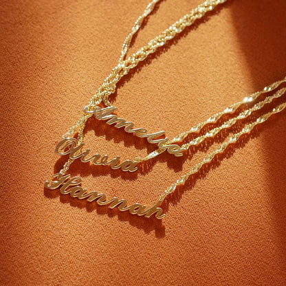 North & Pearl Classic Name Necklace product thumbnail 4