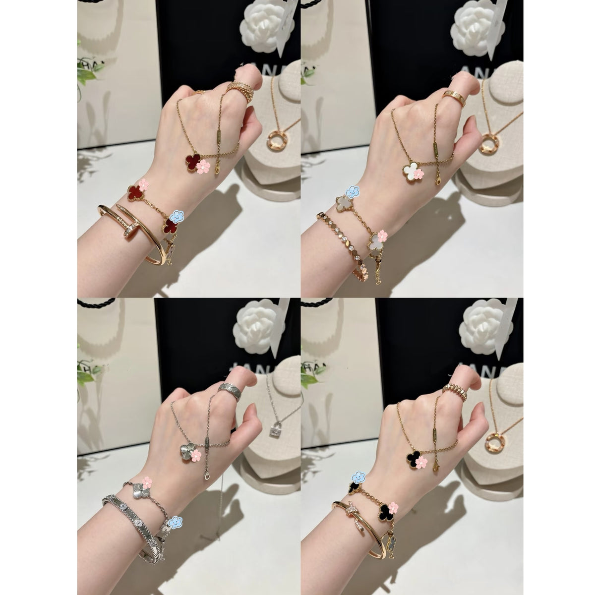 North & Pearl Stackable Clover Bracelet product image 1