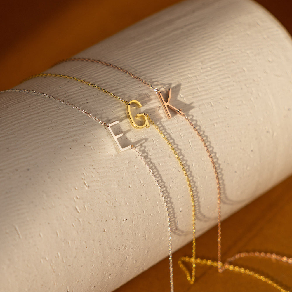 North & Pearl Polished Initial Necklace product image 6